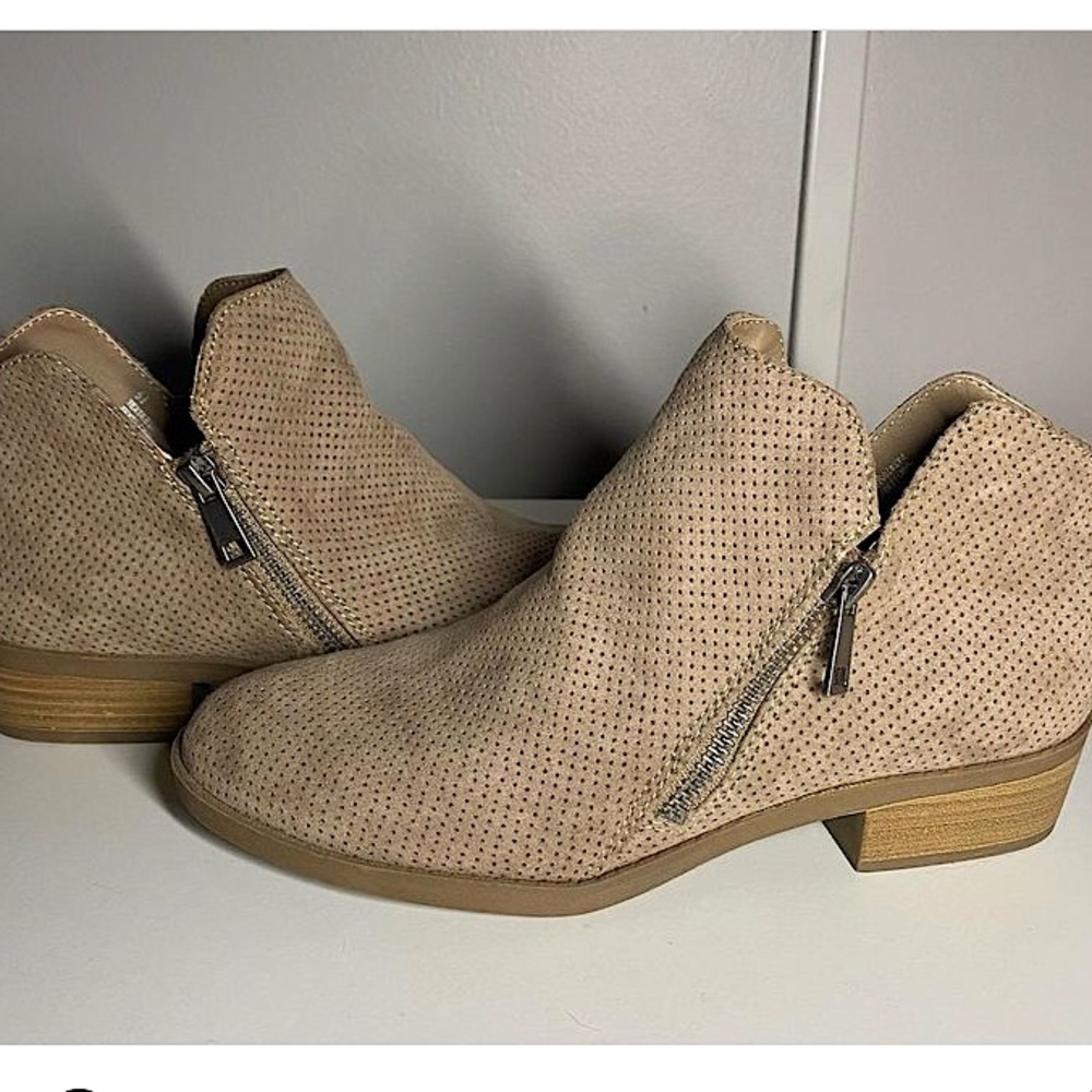 tan booties - Picture 2 of 2